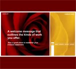 Turn on sound and view Flash template . . . .