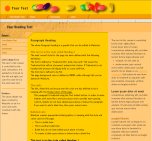 colour scheme & resizeable page