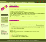 colour scheme & resizeable page